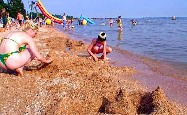 Пляж Бердянска