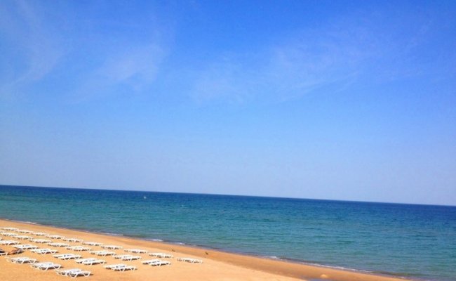 Черноморский пляж в Одесской области, курорт Грибовка Черноморский пляж в Одесской области, курорт Грибовка