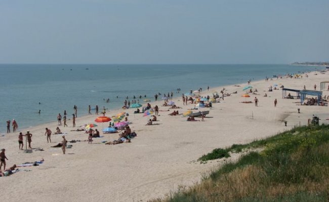 санаторий Кирилловка, пляж