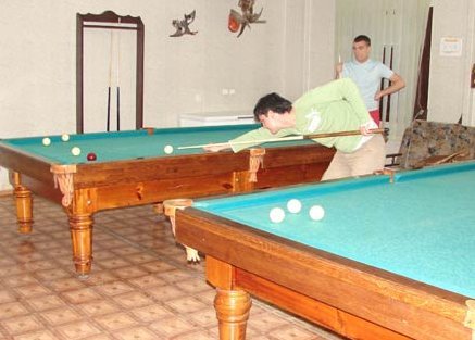 пансионат Амбер, бильярд