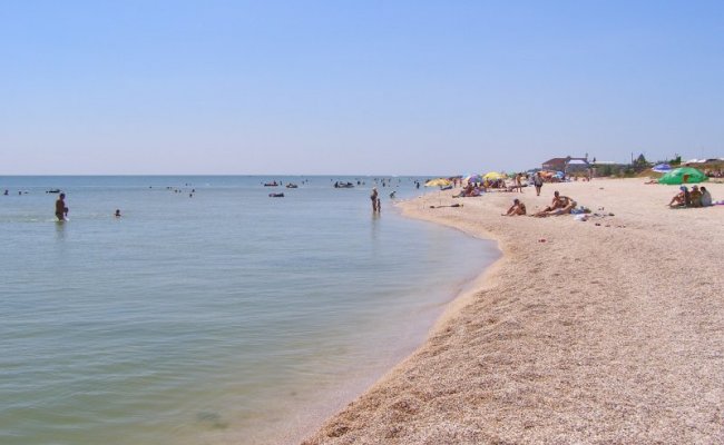 база отдыха Ливадия, пляж