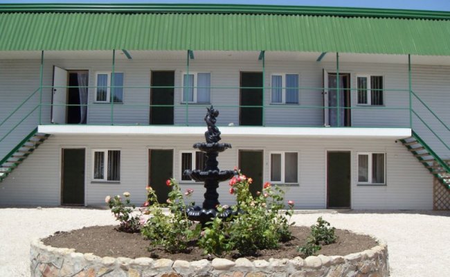 база отдыха Ривьера, клумба