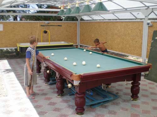 База отдыха Бриз, бильярд