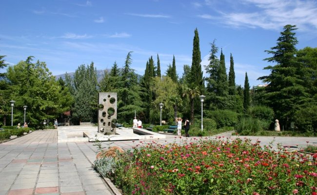 Санаторий "Алуштинский", парк