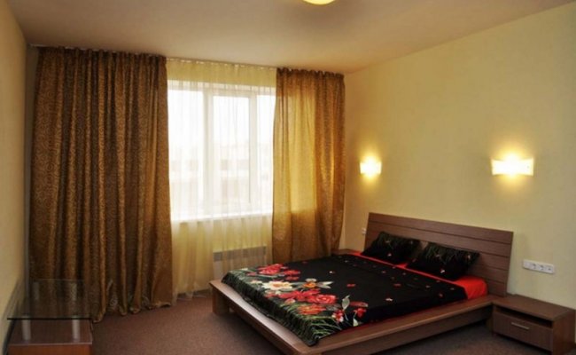 Отельный комплекс "Eau Claire", спальня Отельный комплекс "Eau Claire", спальня