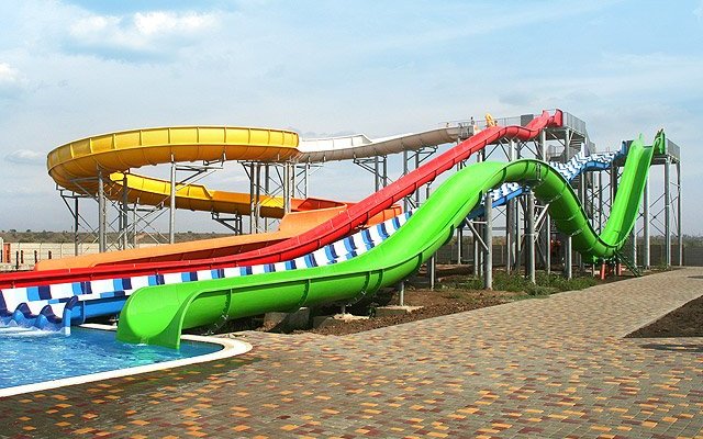 аквапарк Коблево, аттракционы