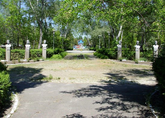 территория лагеря в Бердянске