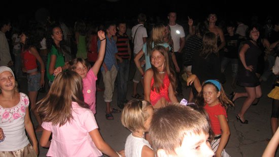 дискотека в лагере