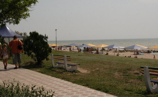 Факел в Приморском Посаде, море Факел в Приморском Посаде, море