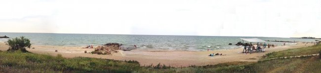Примпосад, панарама, Азовское море