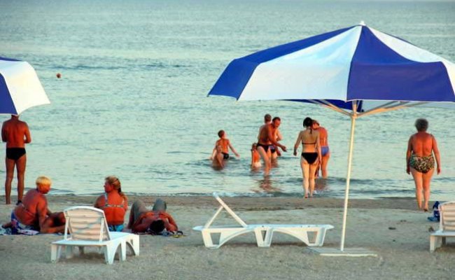 Теплое Азовское море в Приморском Посаде