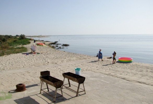 Черное море село Приморское