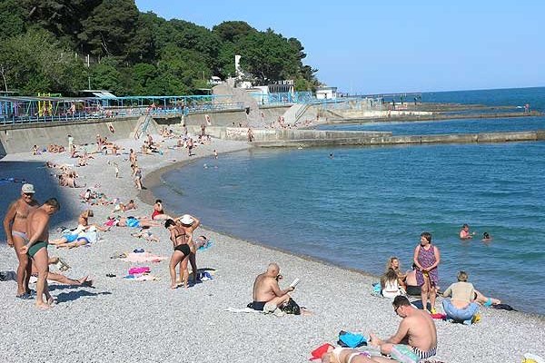 Пляж санатория Ай-Петри Кореиз