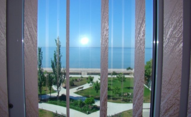 Вид из номера, Коблево, Вид на море