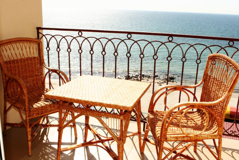 Вид из номера, вид на море