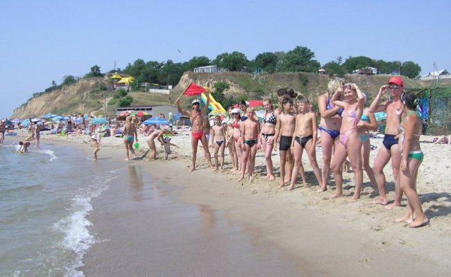 Пляж Черного море, Курортное, Одесская область