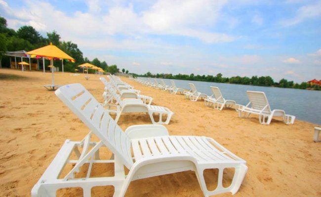 Отдых на пляже, Киевская область